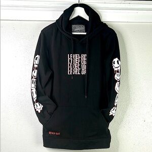 Black Graphic Hoodie